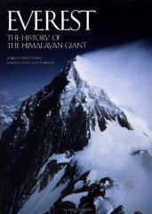 Everest Book - Everest: The History of the Himalayan Giant - cover Everest and South Col from Lhotse
